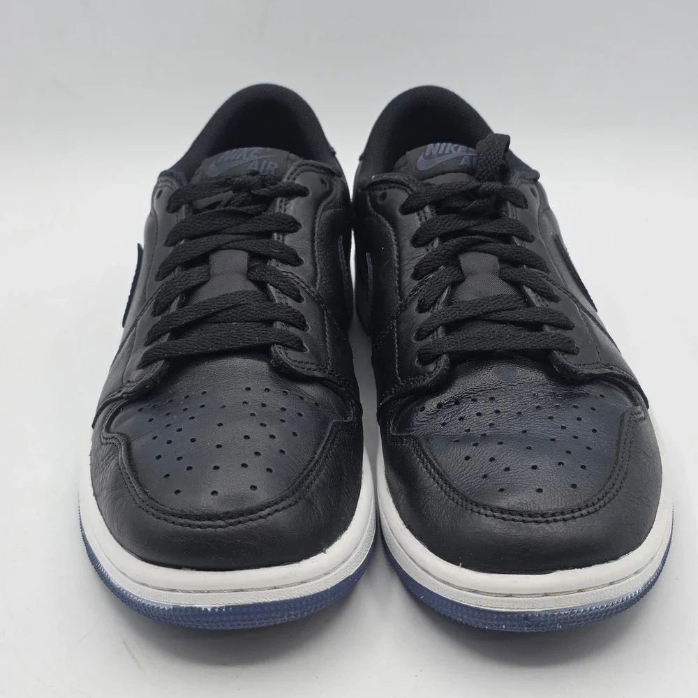 Nike Air Jordan 1 Low OG Mens 9.5 Black Mystic Navy CZ0790-041 Retro Basketball